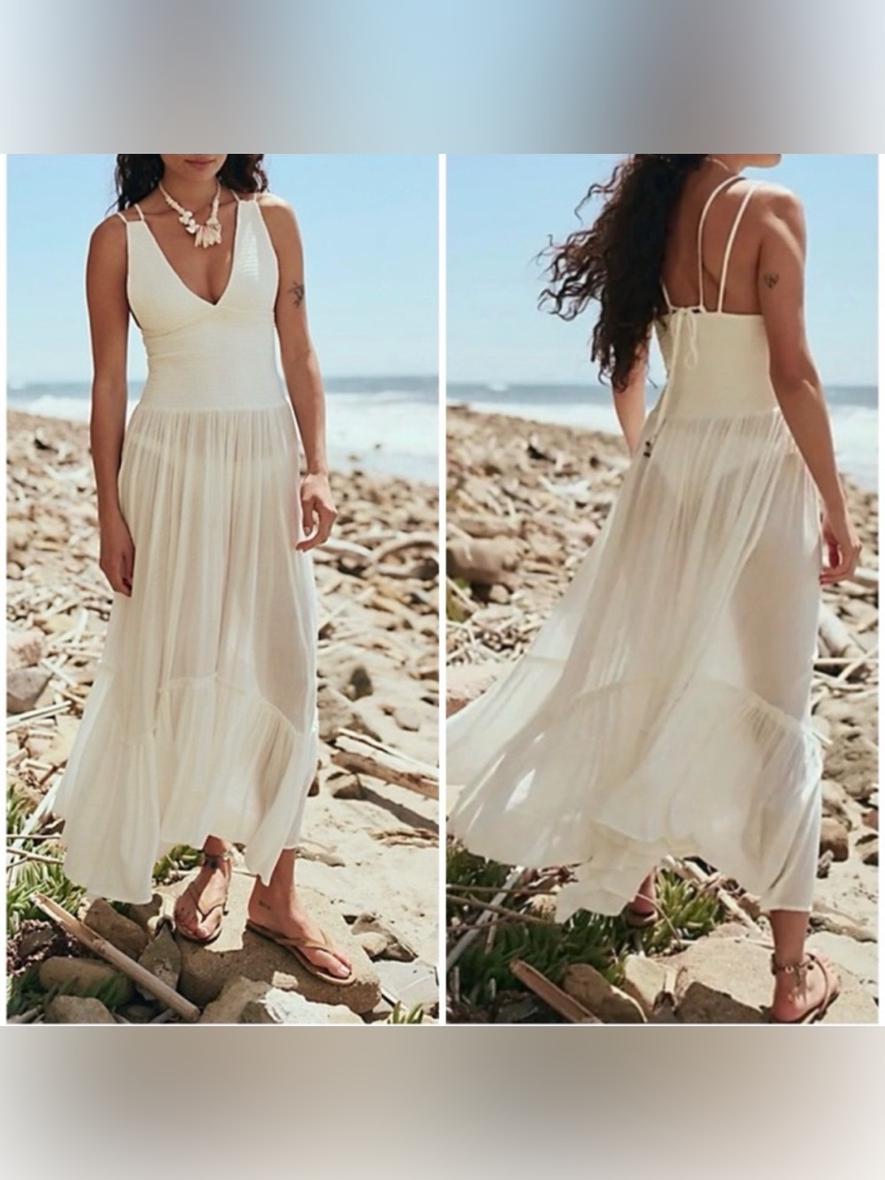 NWOT Free People Fun In The Sun Maxi Dress